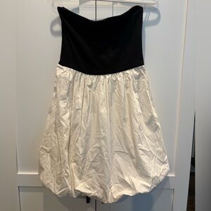 a new day Black Ribbed Top Dress